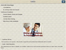 Tablet Screenshot of code-usa.com
